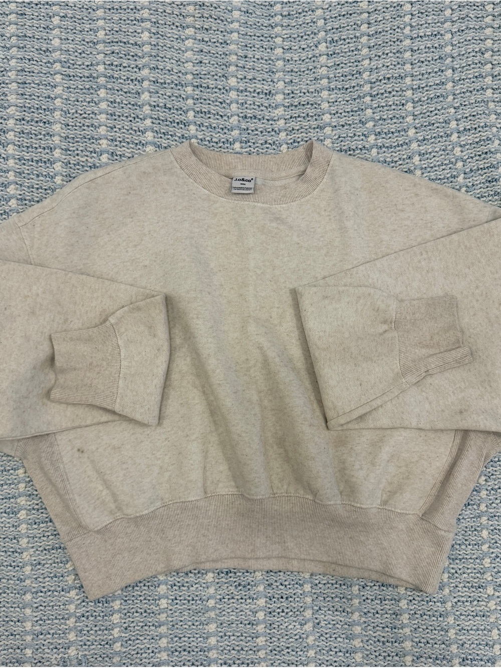 Neutral Crewneck Sweatshirt in Oatmeal Gray